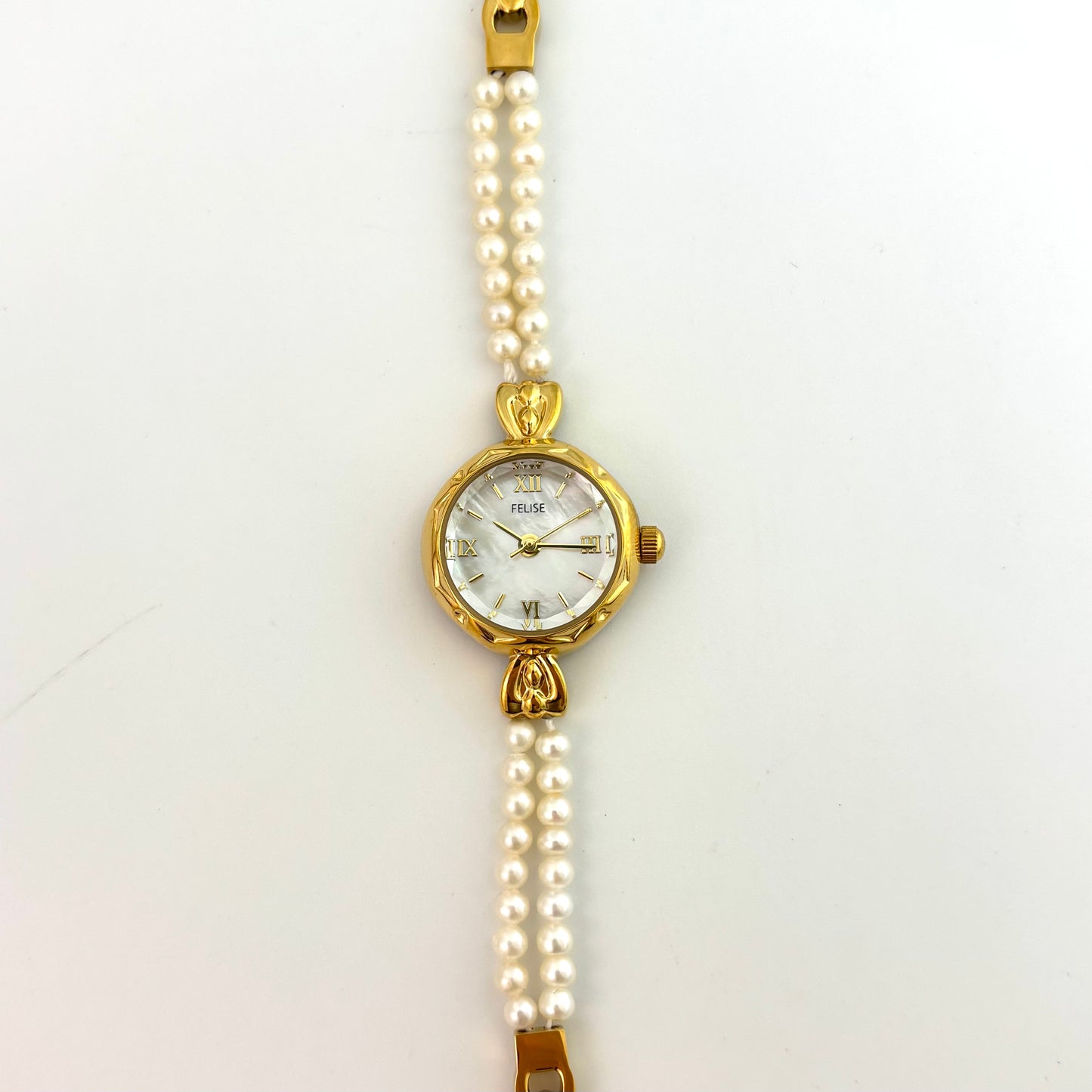 PERLE GOLD - Pearl Bracelet Watch