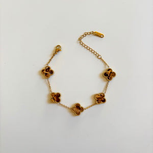 Brown Clover Bracelet | Bracciale Trifoglio Marrone