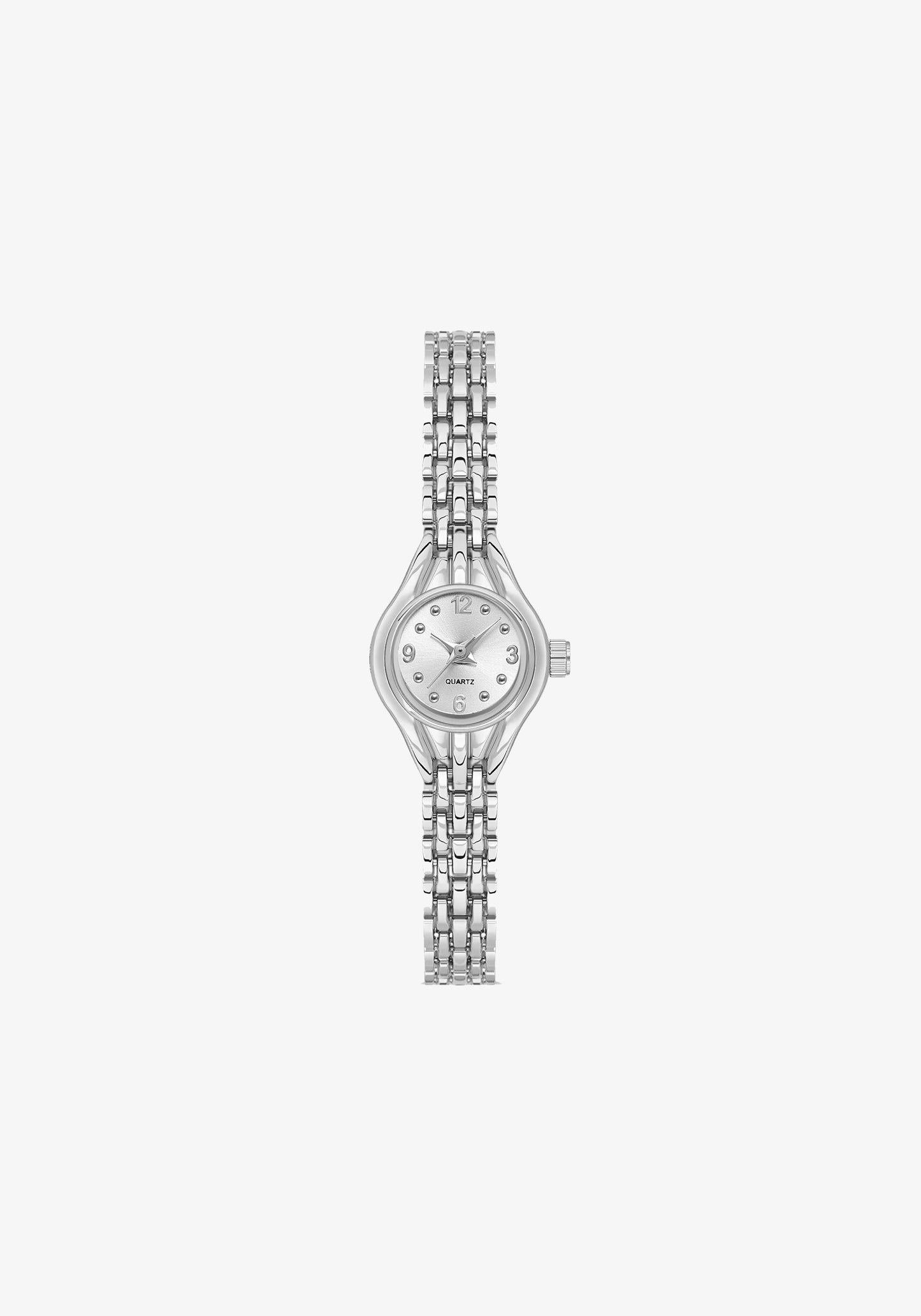 Vinty- Silver Womens Wrist Watch