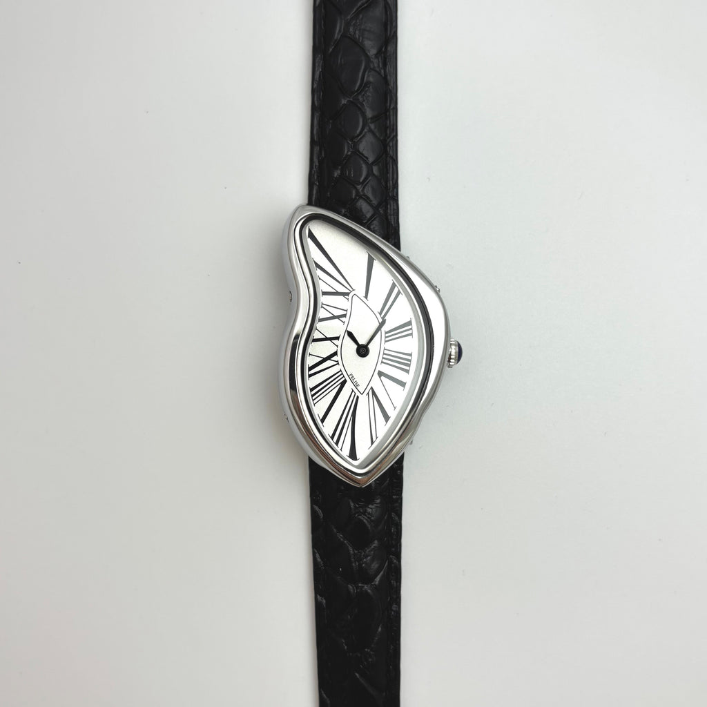 MELTING SILVER WATCH
