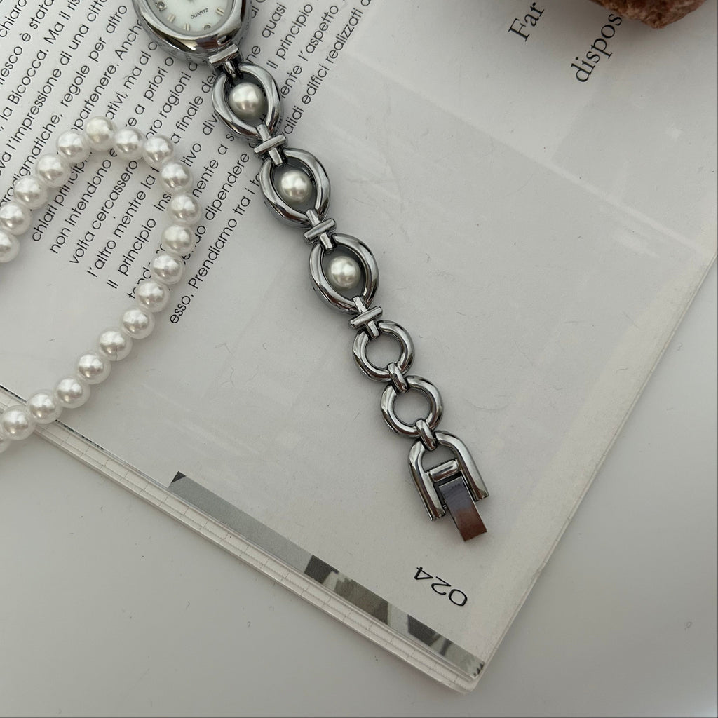 Jady - Silver Pearl Watch