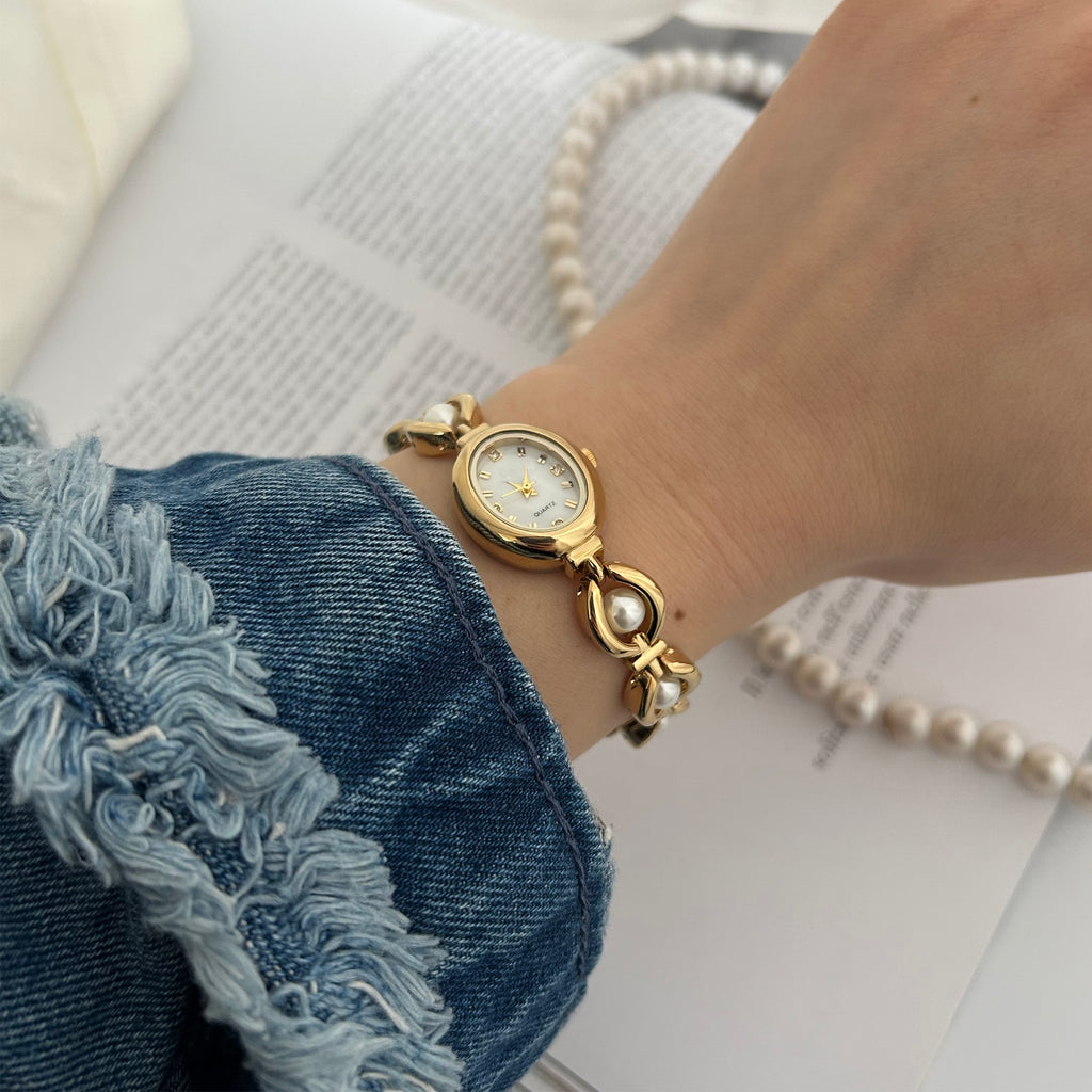 Jady - Gold Pearl Watch