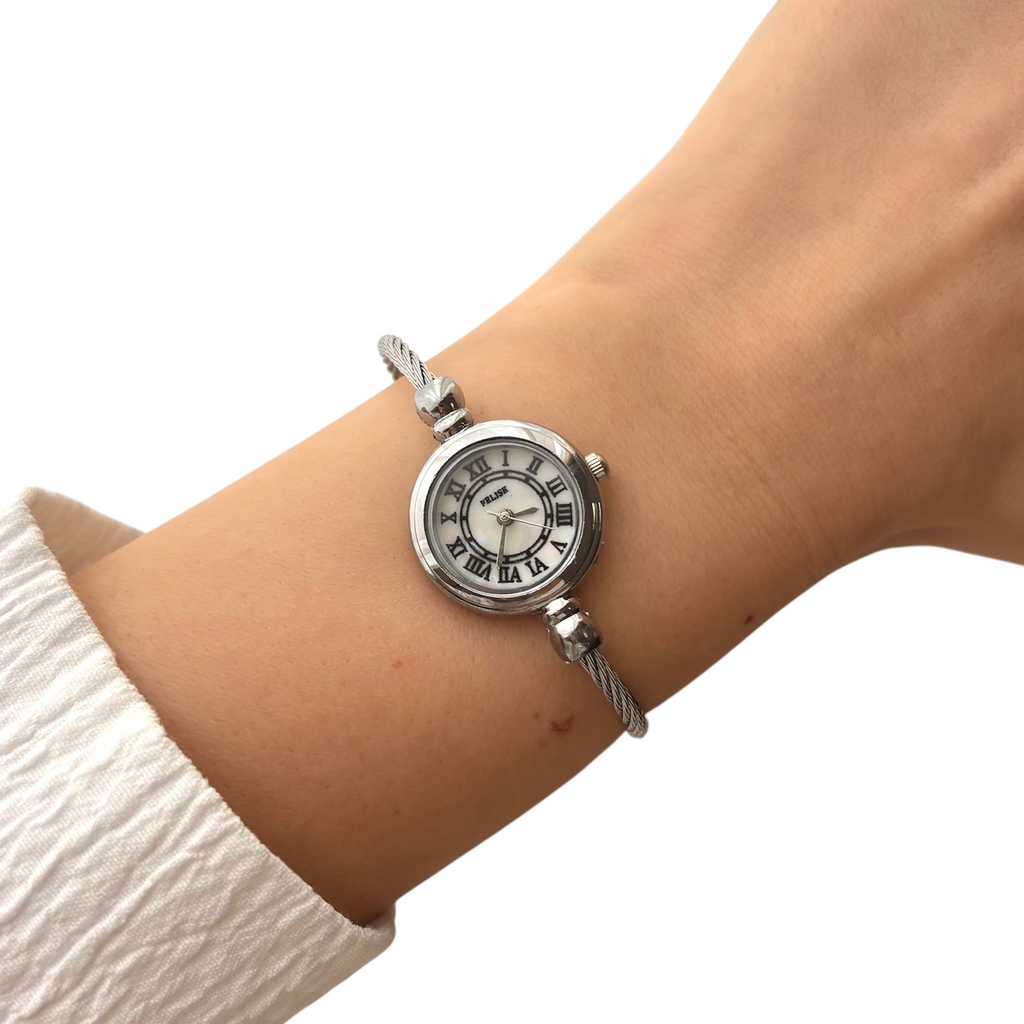 Lady - Silver Roman Numerals Watch
