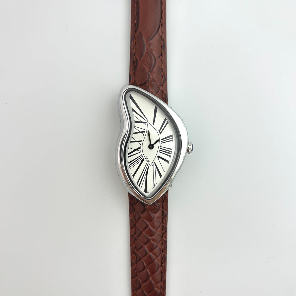 MELTING SILVER WATCH