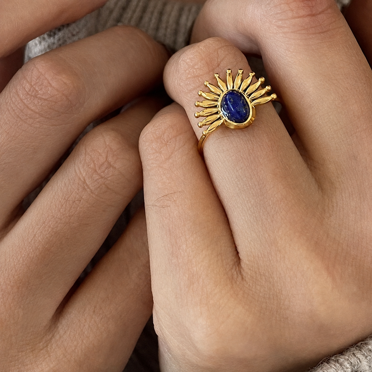 Solara Blue Ring