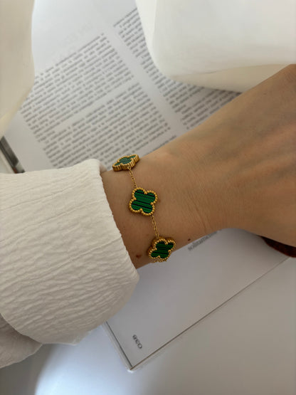 Green Clover Bracelet | Braccialetto di Trifoglio Verde