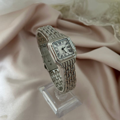 Silver Leopard Watch