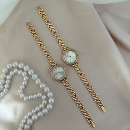 Fiona - Gold Diamond Watch