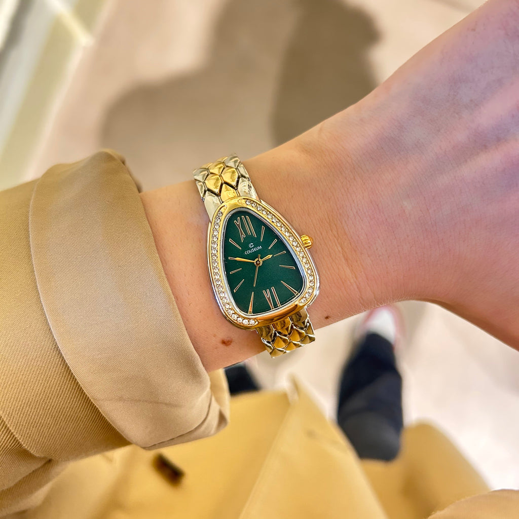 Snaky - Gold& Silver Two Tone Watch | Orologio