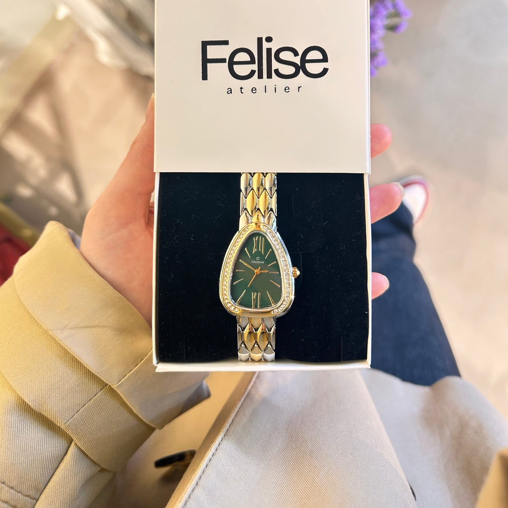 Snaky - Gold& Silver Two Tone Watch | Orologio