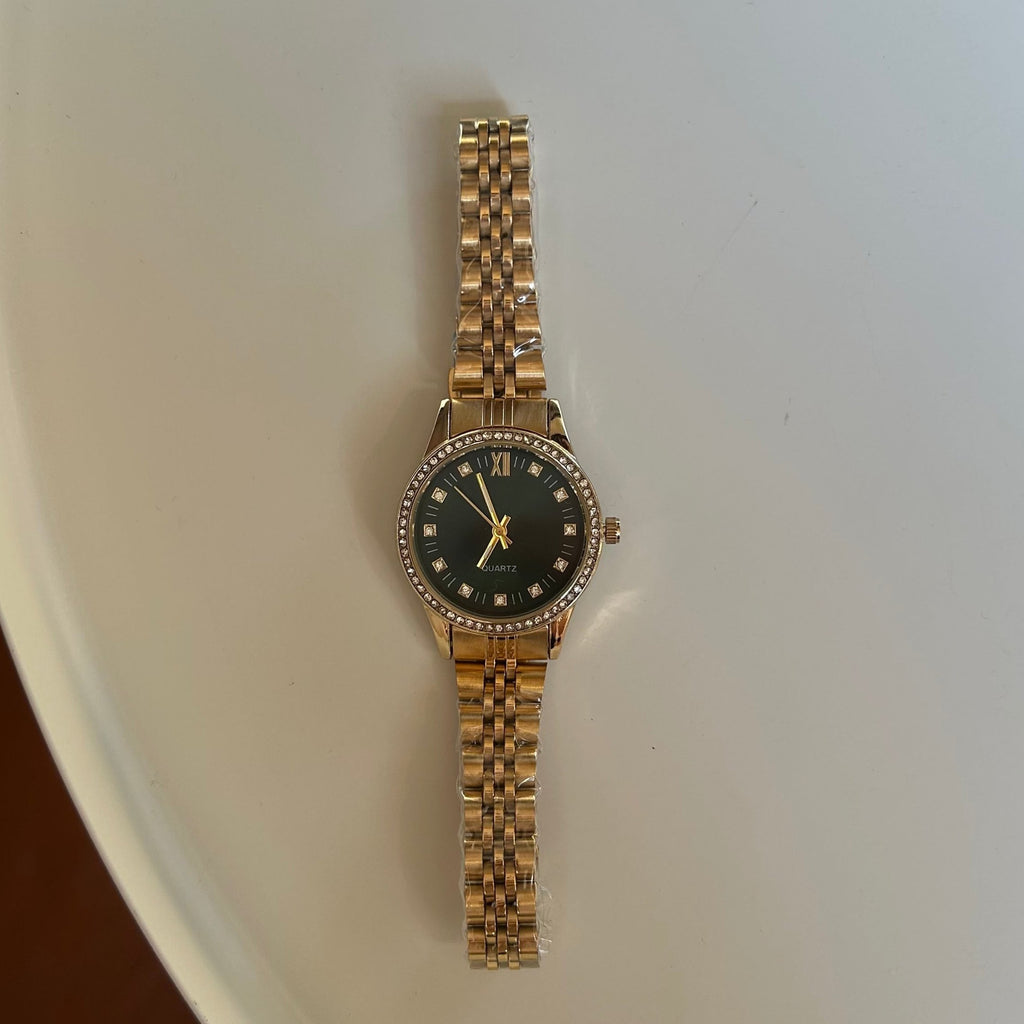 Rolly - Gold/ Green Watch | Orologio