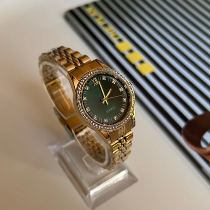 Rolly - Gold/ Green Watch | Orologio