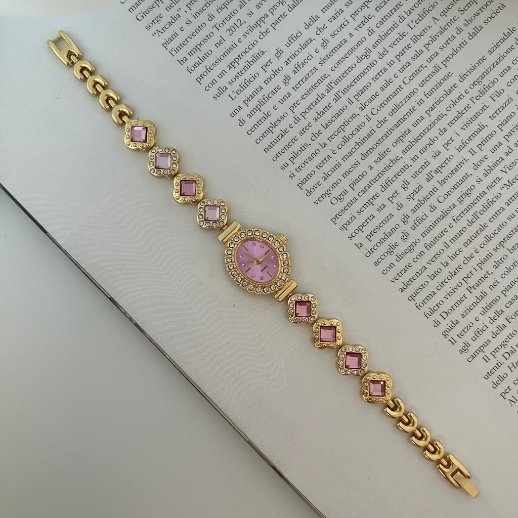 Helen - Gold/ Pink Watch | Orologio