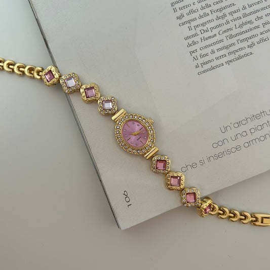 Helen - Gold/ Pink Watch | Orologio