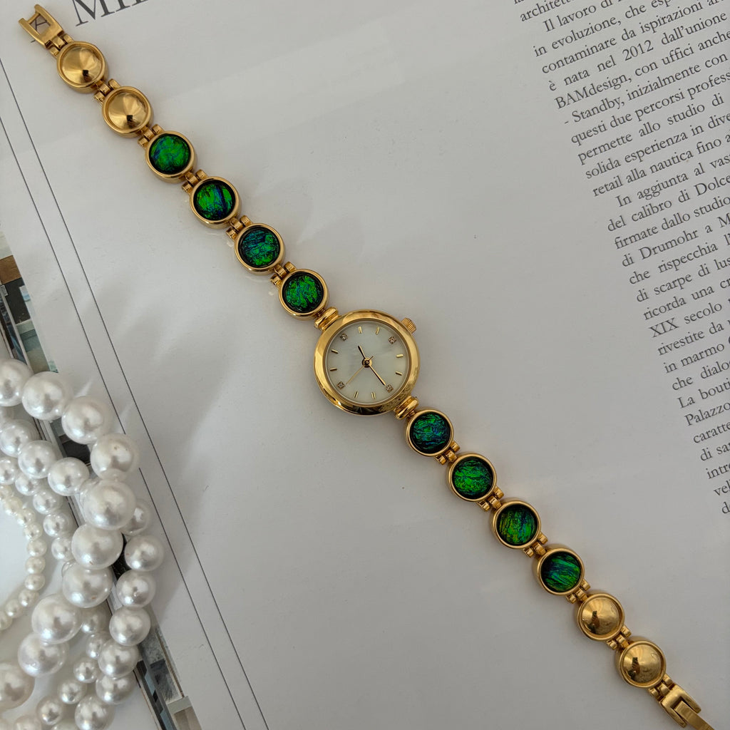Aurora - Watch with Vibrant Opal-Inspired Stones