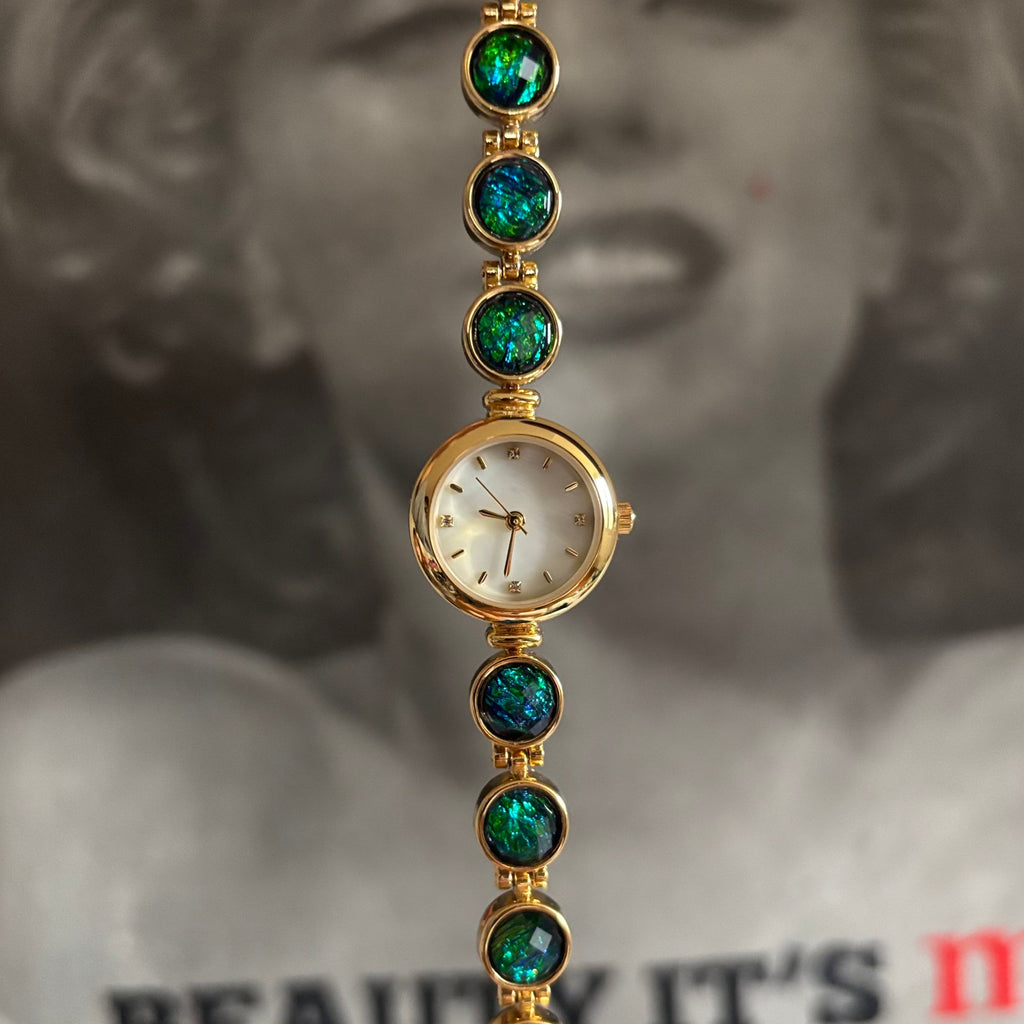 Aurora - Watch with Vibrant Opal-Inspired Stones