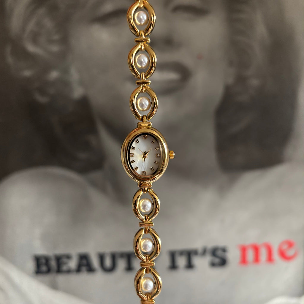 Jady - Gold Pearl Watch