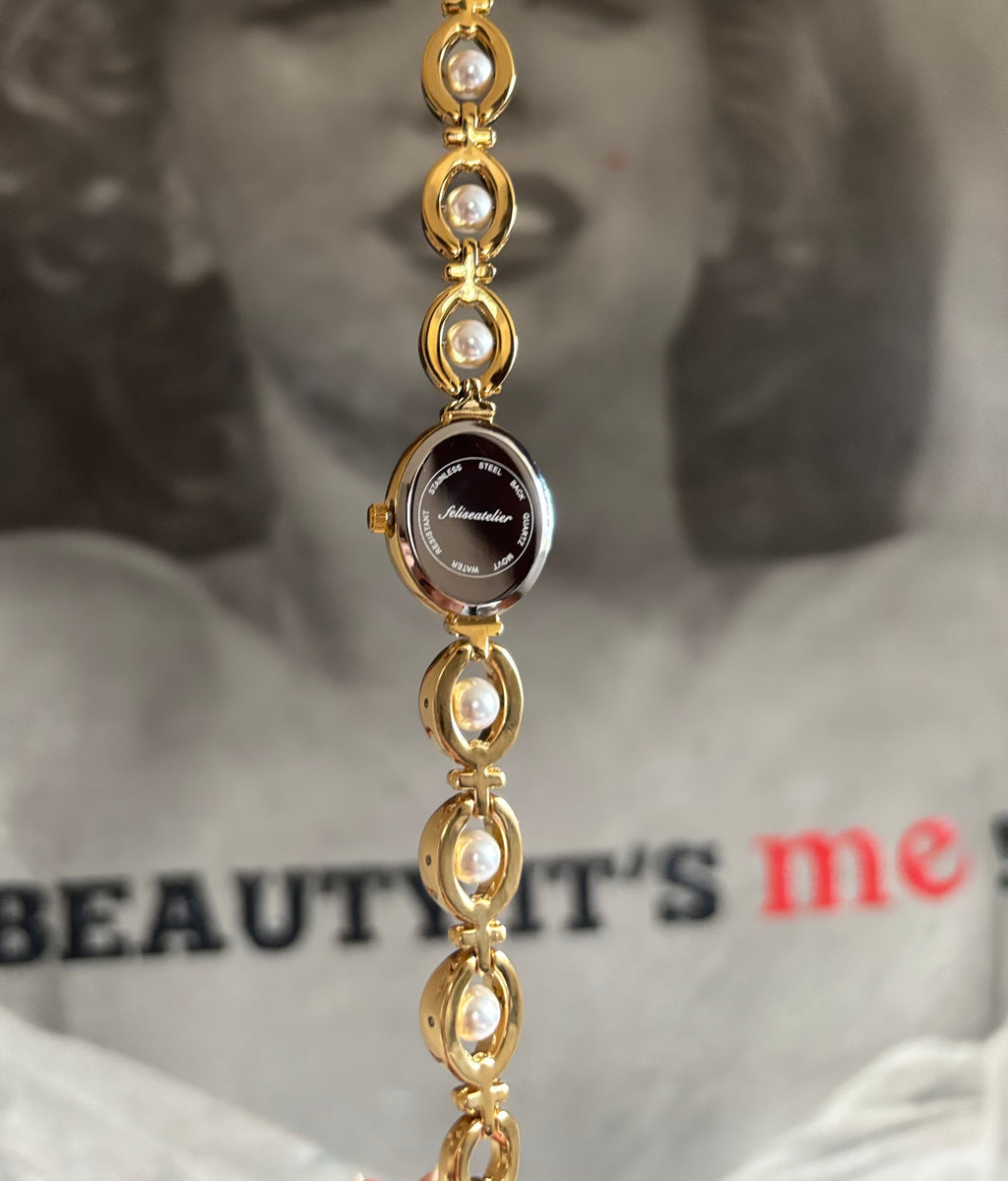 Jady - Gold Pearl Watch