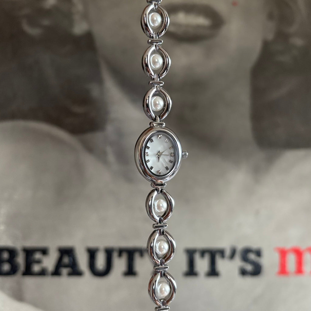 Jady - Silver Pearl Watch
