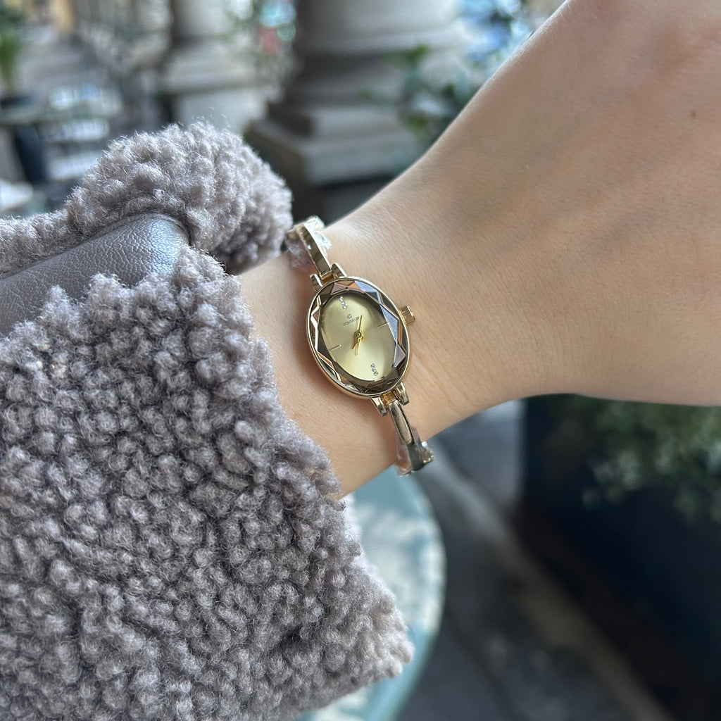 Oly - Gold Oval Watch