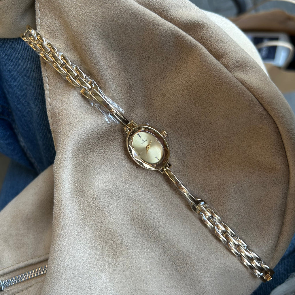 Oly - Gold Oval Watch