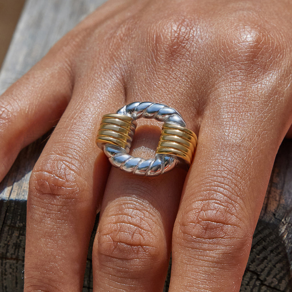 Riviera Two Tone Ring