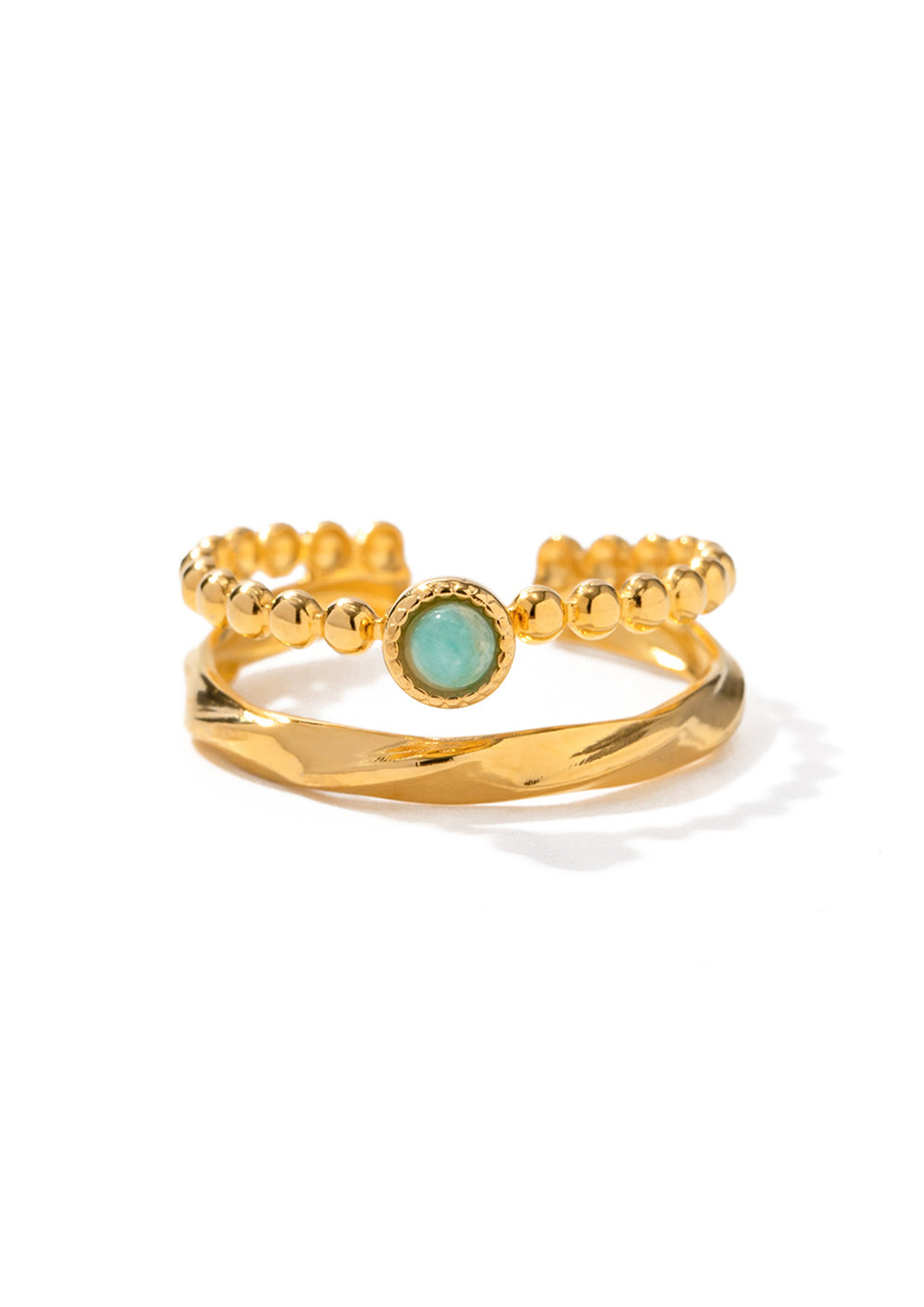 Aqua Stack Ring Set