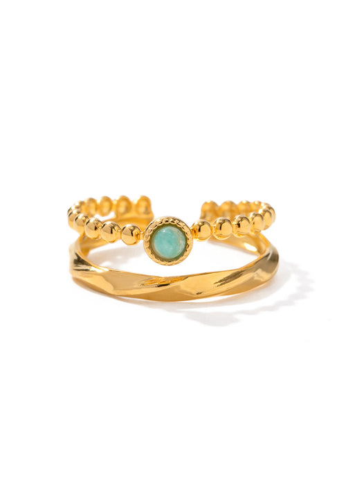 Aqua Stack Ring Set