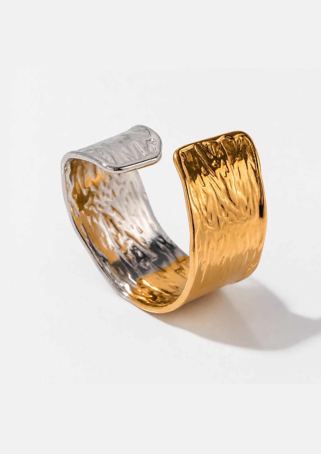 Two-Tone Cuff Ring