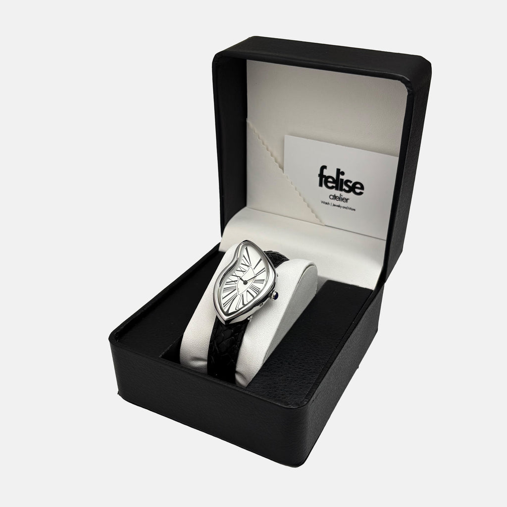 MELTING SILVER WATCH