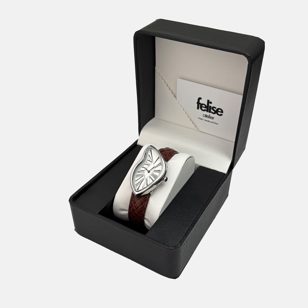 MELTING SILVER WATCH