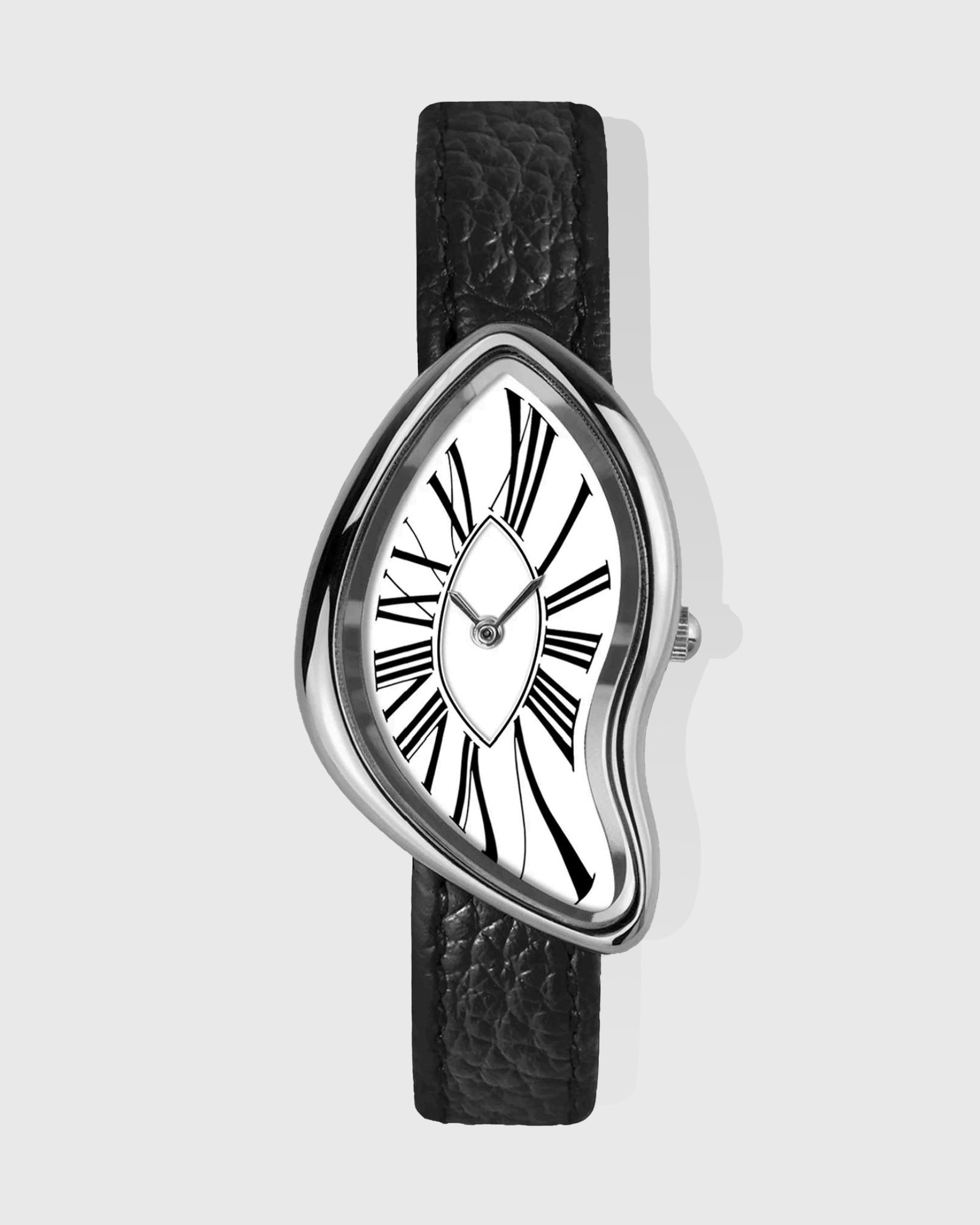 MELTING SILVER WATCH