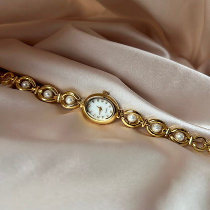 Jady - Gold Pearl Watch