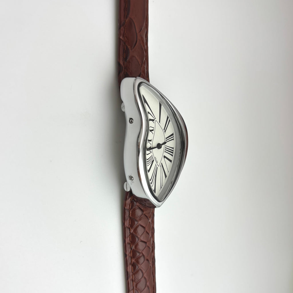MELTING SILVER WATCH