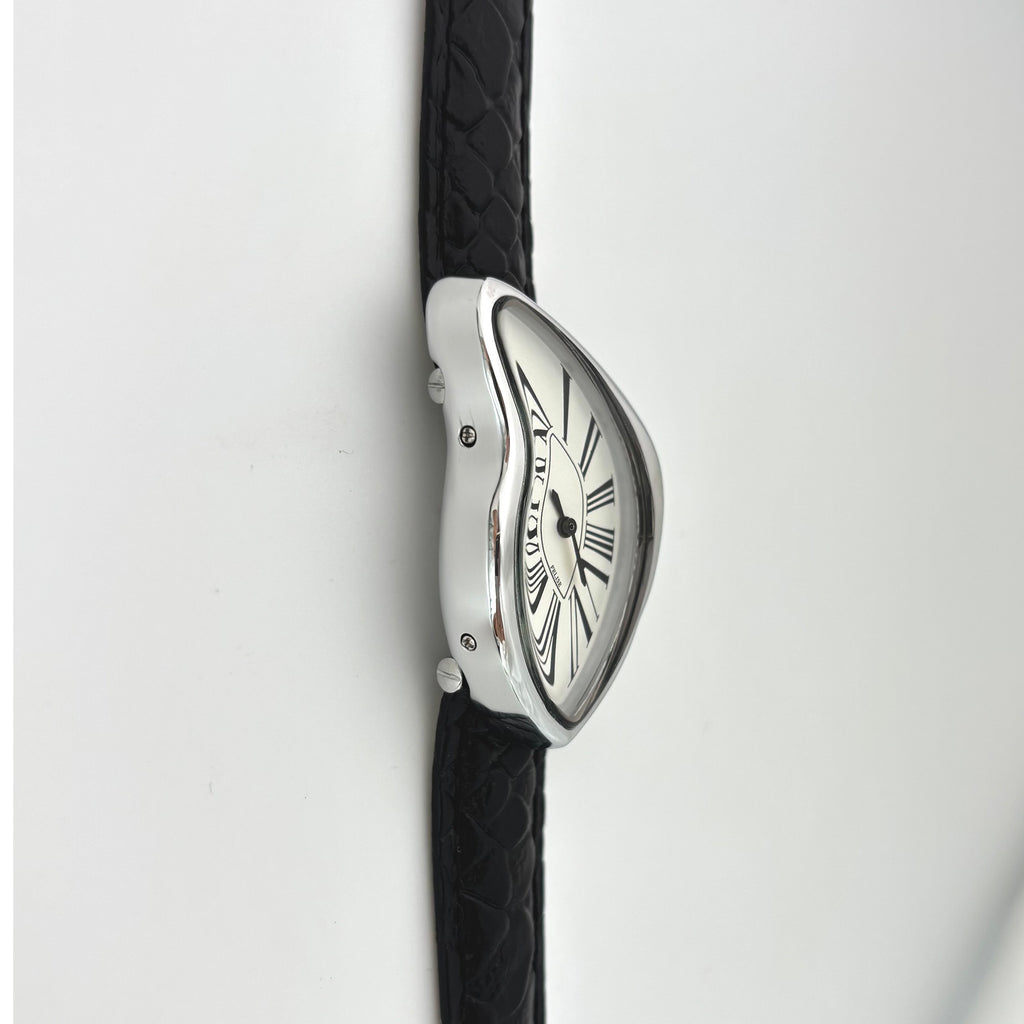 MELTING SILVER WATCH